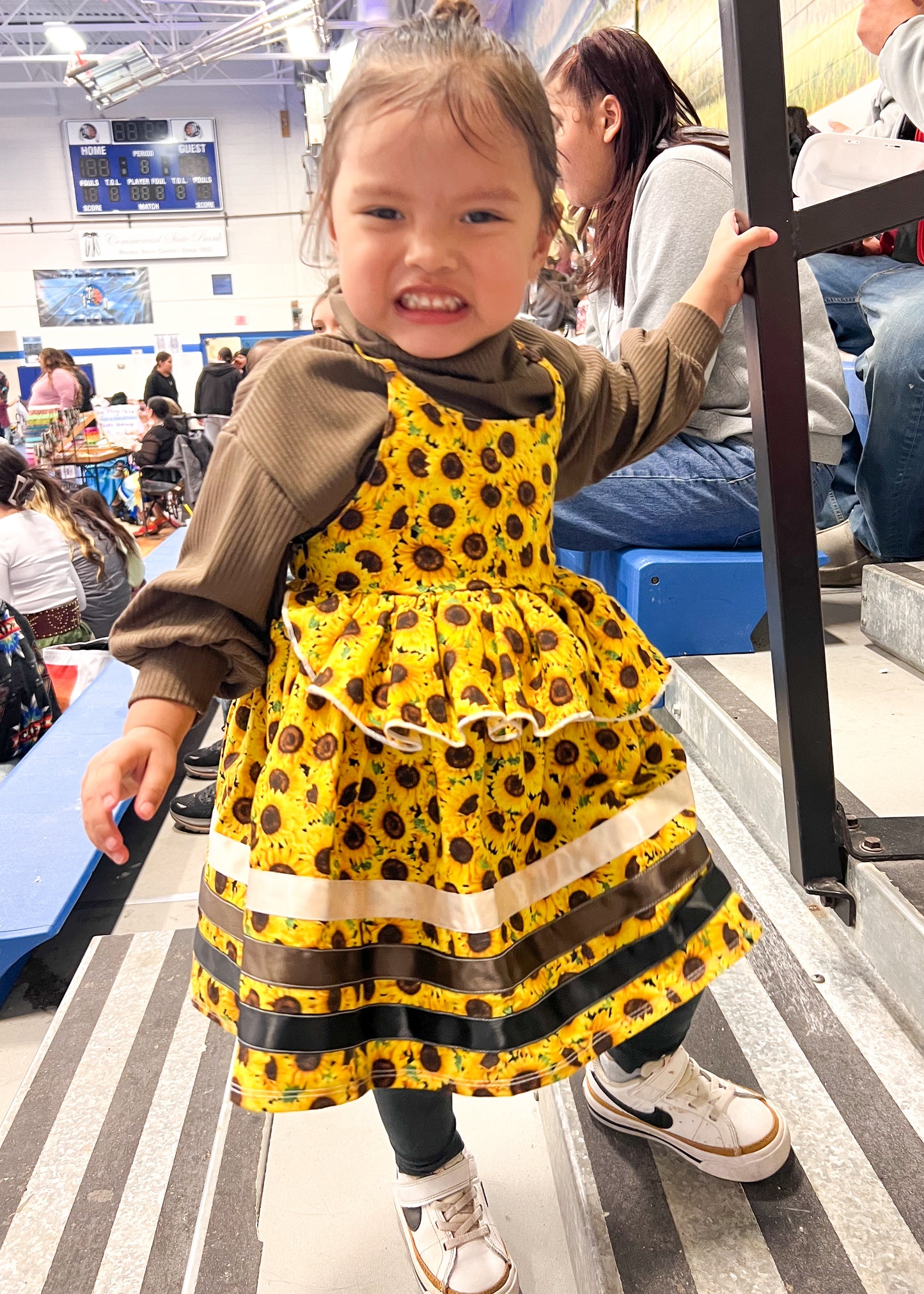 Evelyn with Ruffles NB - 12/18M